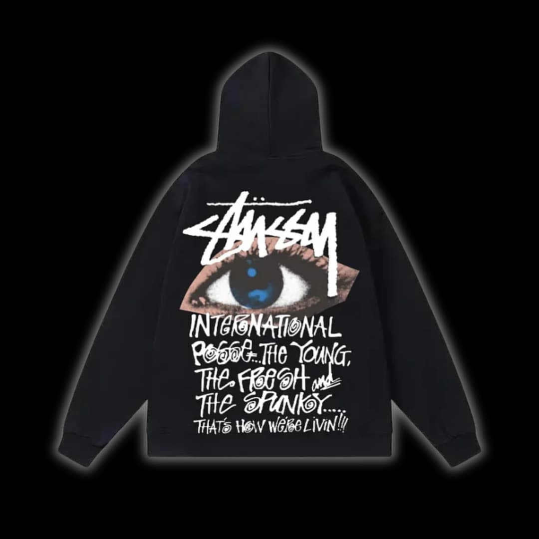 Stussy Hoodie - Black High quality